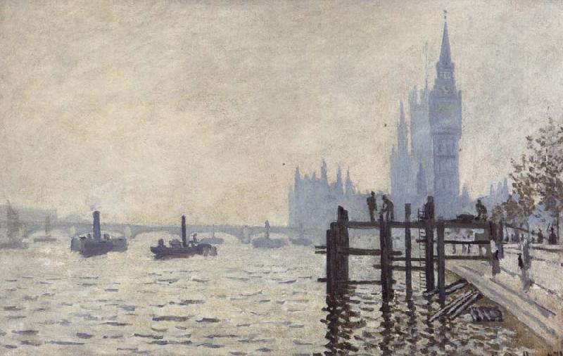 Claude Monet The Thames Below Westminster